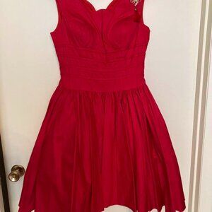 Red Unique Vintage Cocktail size 8